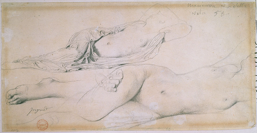 Double Study for Odalisque with Slave