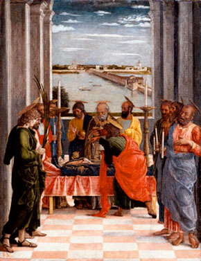Andrea Mantegna (Isola di Carturo, vers 1431 - Mantoue, 1506) La Mort de la Vierge