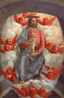 Andrea Mantegna, Le Christ avec l'âme de la Vierge