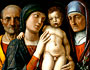 Andrea Mantegna, La Sainte Famille avec sainte Élisabeth et saint Jean Baptiste enfant