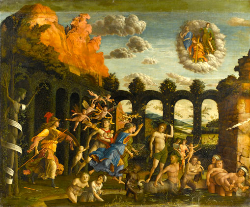 Andrea Mantegna, Minerve chassant les Vices du jardin de la vertu<br />
