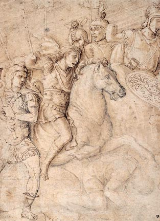 d’après  Mantegna ? Frise trajane