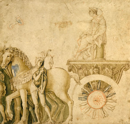 d'après Mantegna, Jules César sur son char triomphal