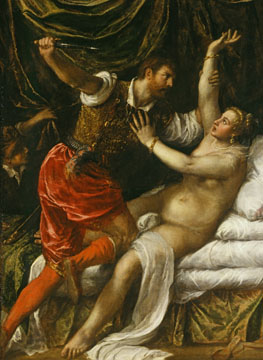Titian, Tarquin and Lucretia